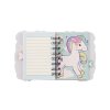 Zápisník/blok jednorožec kroužkový 11x12,5cm 3 druhy v sáčku