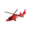 Vrtulník/Helikoptéra záchranné služby plast 22cm na zpětné natažení v krabičce 25x9x6,5cm