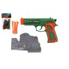 Pistole + 3 náboje s přísavkami plast 19x13cm s pouzdrem v sáčku