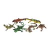 Zvířátka plazi a ještěři plast 12-21cm mix druhů 12ks v boxu