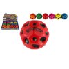 Míček extrémně skákací meteorit pěna 6cm 6 barev 12ks v boxu