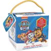Pexeso na cesty s omalovánkami Tlapková patrola/Paw Patrol v krabičce 12x12cm