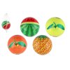 Míč ovoce 11cm nafouknutý 4 druhy v síťce