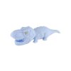 Dinosaurus plněný pískem 180g mačkací antistresový silikon 18cm 4 barvy v sáčku 12ks v boxu