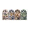 Pinball hra kuličková cvrnkací hlavolam plast 4 barvy v krabičce 14x25cm