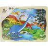 BABU - Dřevěné puzzle dinosaurus - 24 dílků