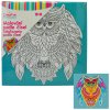 Malování na plátno - Sova Moudrosti 30 x 30 cm