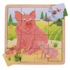 Bigjigs Toys puzzle - Prasátko se selátkem