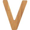 small foot Bambusové písmeno V