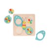 Petit Collage Dřevěné puzzle Motýl
