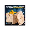 EscapeWelt 3D dřevěná skládačka hlavolamu Secret Lock Box