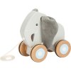 small foot Dřevěná tahací hračka Slon se šustivými oušky
