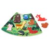 2Kids Toys Dřevěné puzzle Lesní zvířátka propojitelné