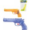 Pistolka dětská vodní barevná stříkací 17cm transparentní 3 barvy