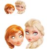 KARNEVAL Maska papírová Frozen set 6ks *KARNEVALOVÝ DOPLNĚK*