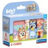 Clementoni - Obrázkové kostky - BLUEY 6 kostek