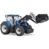 BRUDER 03121 Traktor New Holland T7.315 s čelním nakladačem 1:16 plast