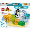 LEGO DUPLO Rodinky divokých zvířat: Tučňáci a lvi 10442 STAVEBNICE