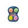 PlayFoam® 4pack třpytivé Modelína/Plastelína kuličková 4 barvy se třpytkami na kartě 19,5x27x3cm