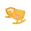 Kolébka pro panenky bez soupravy plast 47x35x30cm v krabici 48x32x8cm