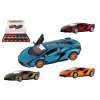 Auto Kinsmart Lamborghini  Sián FKP 37 kov/plast 13cm 4 barvy na zpětné natažení 12ks v boxu