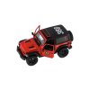 Auto Kinsmart Jeep Wrangler Policie 2018 kov/plast 12cm 2 barvy na zpětné nat. 12ks v boxu