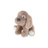 Pes/Pejsek sedící plyš 30cm světle hnědý v sáčku 0+
