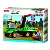 Sluban Town Farma M38-B0778 Traktor s přívěsem na klády