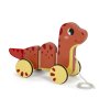 small foot Dřevěná tahací hračka Dino