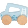 small foot Dřevěné auto na tlačení Modré