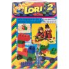 LORI 002 Stavebnice polytechnická 2 barevné kostky set 35ks v krabici