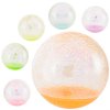 Hopík balónek 10cm míček skákací se třpytkami 6 barev plast