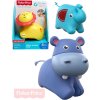 FISHER PRICE Baby zvířátko pojízdné chrastící pro miminko 3 druhy plast