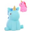 Svíticí jednorožec 7cm na koupání do vany do vody na baterie Světlo 2 barvy