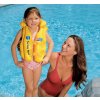 INTEX Vesta dětská s límcem nafukovací žlutá plavací do vody 58660