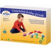 DETOA DŘEVO Dráha dominová zvonek set 95 kamenů se zvonečkem