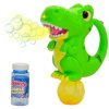 Bublifukovač pistolka s náplní 118ml dinosaurus 20cm na baterie Světlo