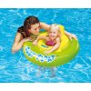 INTEX Baby float nafukovací kruh s otvory na nohy 76cm s křížem žlutozelený