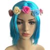KARNEVAL paruka dětská Lollipopz Anet modrá umělé vlasy