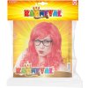 KARNEVAL Paruka červená dospělá dlouhé vlasy *KARNEVALOVÝ DOPLNĚK*
