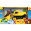 LENA Workies auto bagr 12cm pracovní stroj žlutý plast