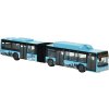 MAJORETTE Autobus kloubový / nákladní auto s přívěsem volný chod kov 9 druhů