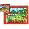 Tablet naučný interaktivní Moje první zvířátka 24x19cm na baterie Světlo Zvuk