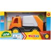 LENA Workies auto funkční popeláři baby set s popelnicí plast v krabici