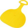 PLASTKON Klouzák Pinguin žlutý dětská sáňkovací lopata na sníh plast
