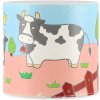 Plechovka veselá se zvukem krávy bučící na baterie plast Zvuk