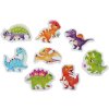 PUZZLIKA Baby puzzle skládačka Dinosauři 8x 2 dílky pro miminko