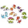 PUZZLIKA Baby puzzle skládačka Dinosauři 8x 2 dílky pro miminko