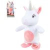 PLYŠ Koník jednorožec 23cm opakuje slova chodí na baterie Zvuk