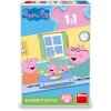DINO Puzzle baby maxi 24 dílků Peppa Pig Oběd 47x66cm skládačka
